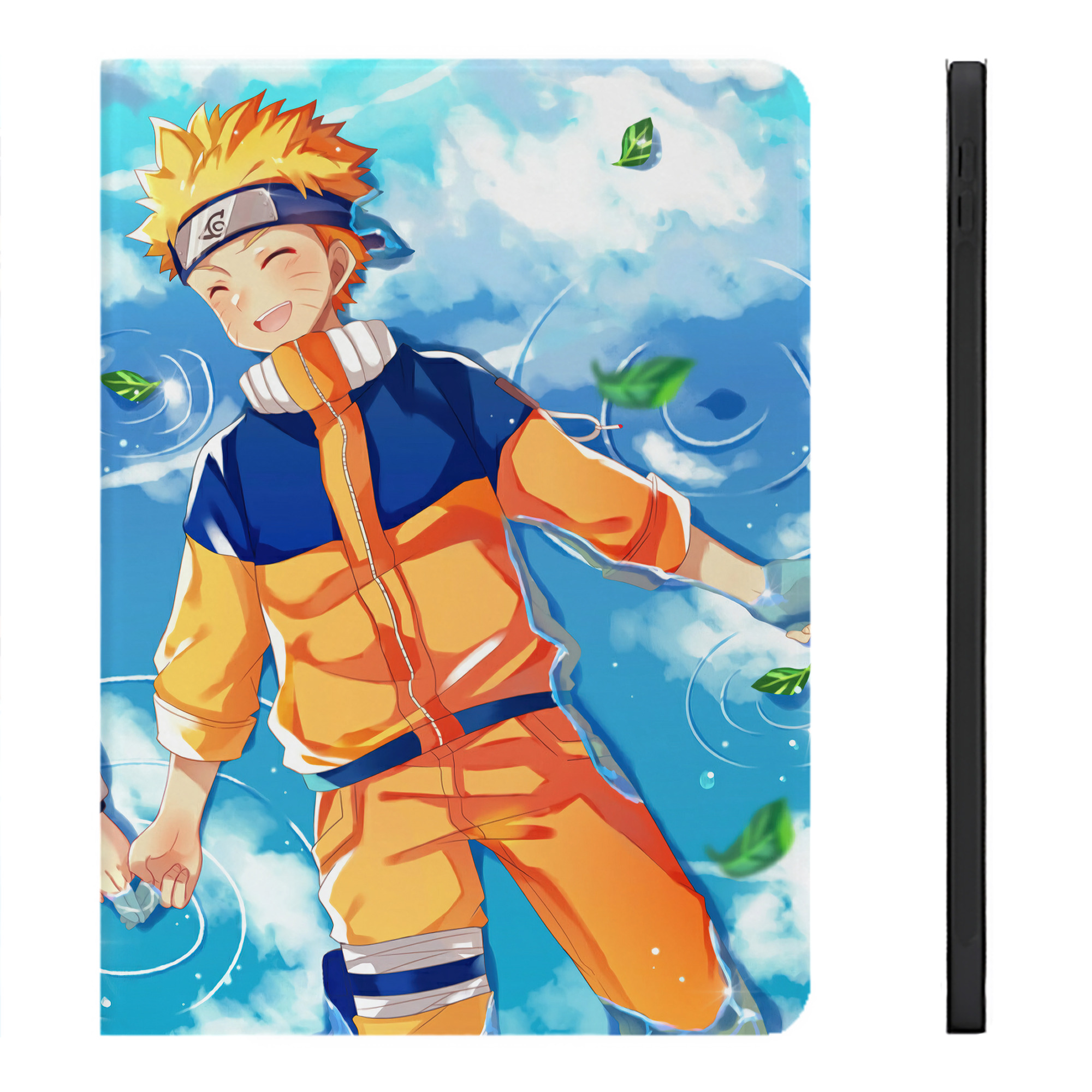 （画像用） NARUTO -ナルト- NARUTO -ナルト- 疾風伝 IPadケース ペンホルダー付き ブックスタイルデザイン